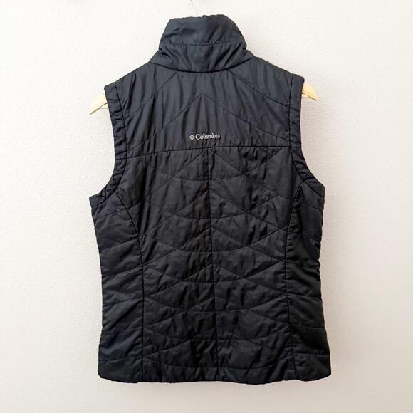 COLUMBIA | Mighty Lite Black Puffer Vest Zip Up Omni
Heat Logo | Size Large - Picture 4 of 6